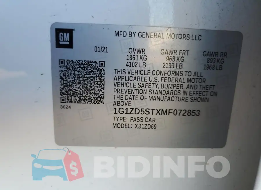 1G1ZD5STXMF072853 Photo# 12