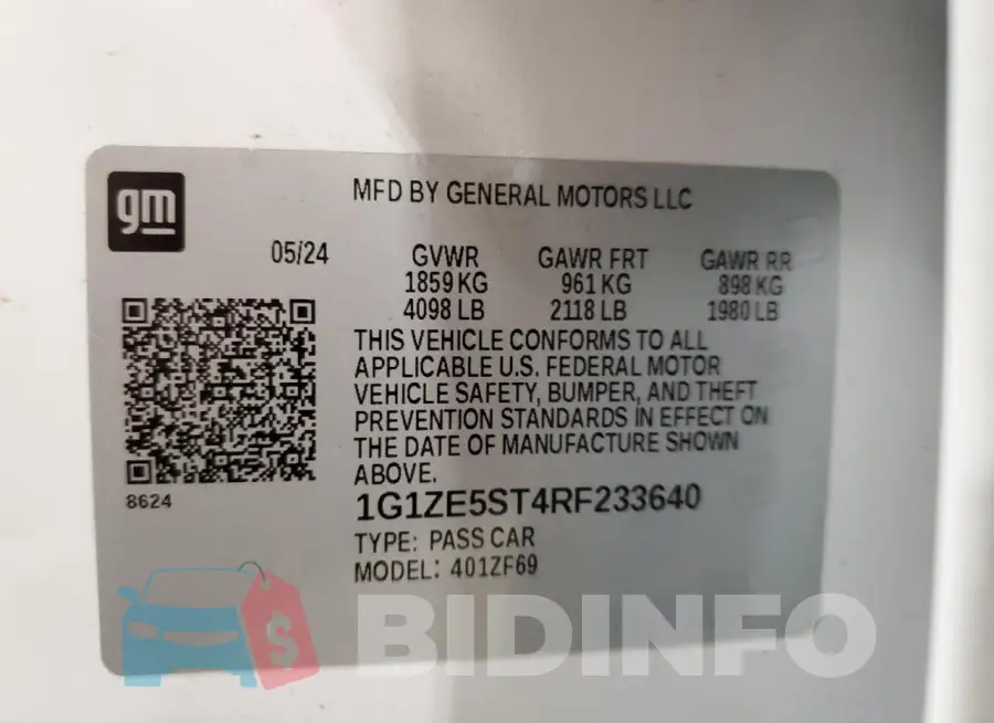 1G1ZE5ST4RF233640 Photo# 12