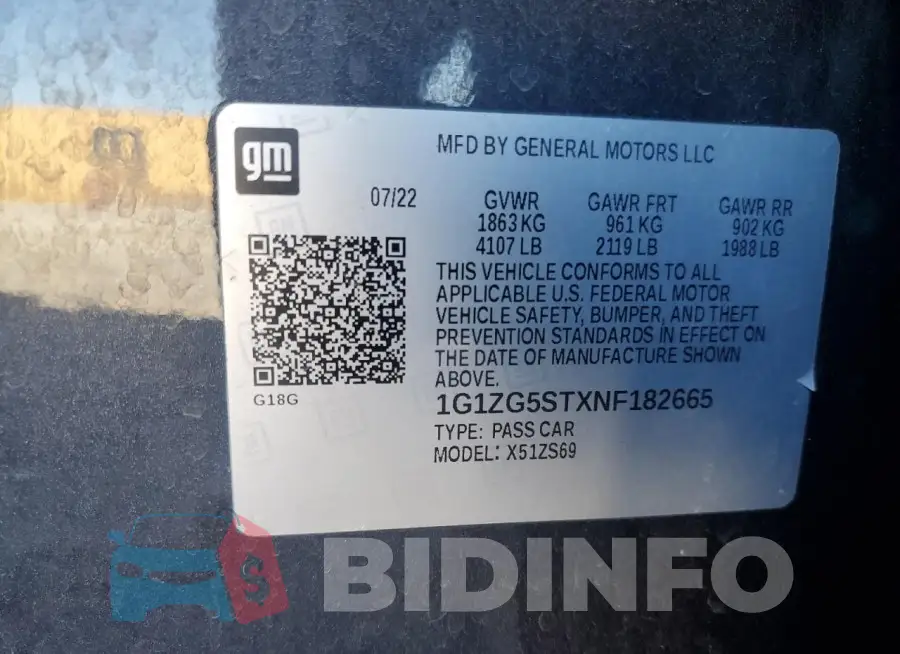 1G1ZG5STXNF182665 Photo# 12