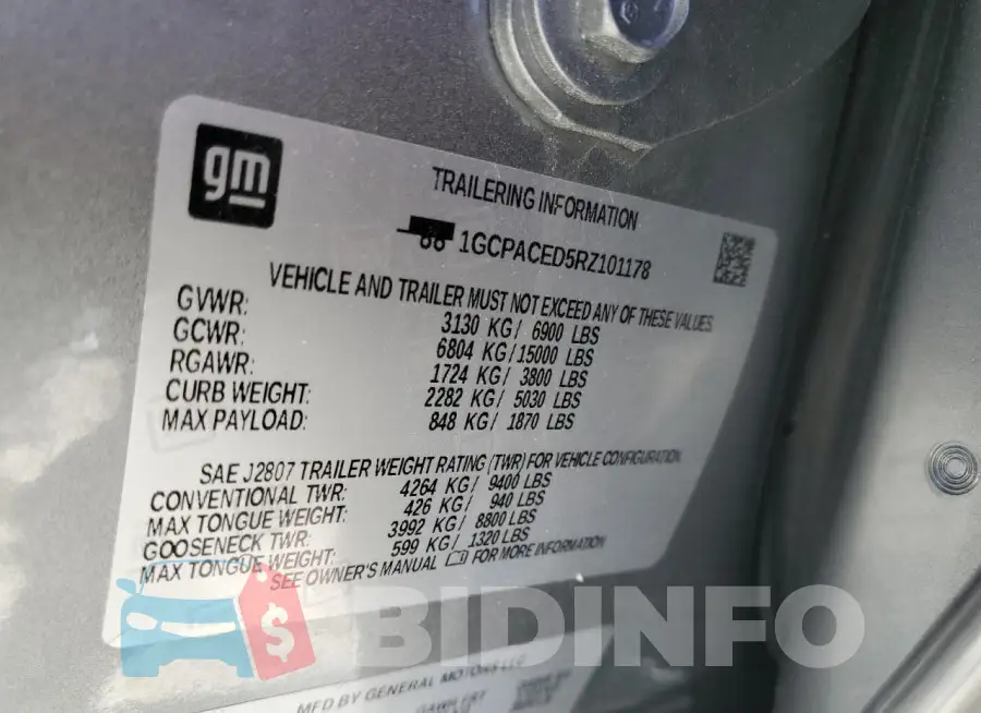 1GCPACED5RZ101178 Photo# 12