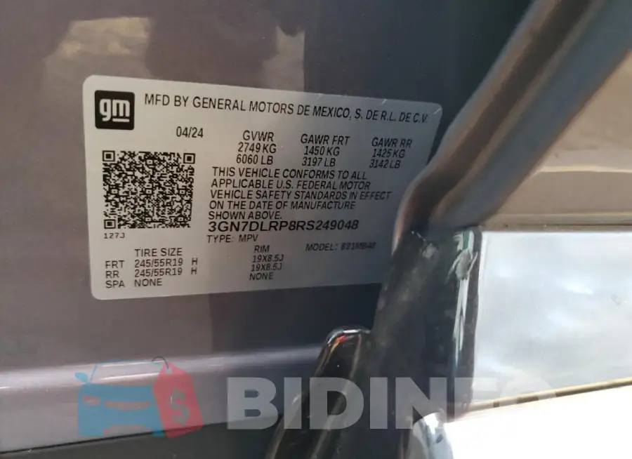3GN7DLRP8RS249048 Photo# 13
