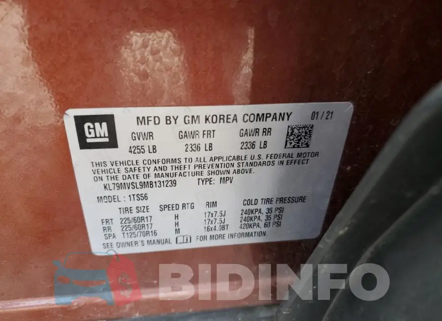 KL79MVSL9MB131239 Photo# 13