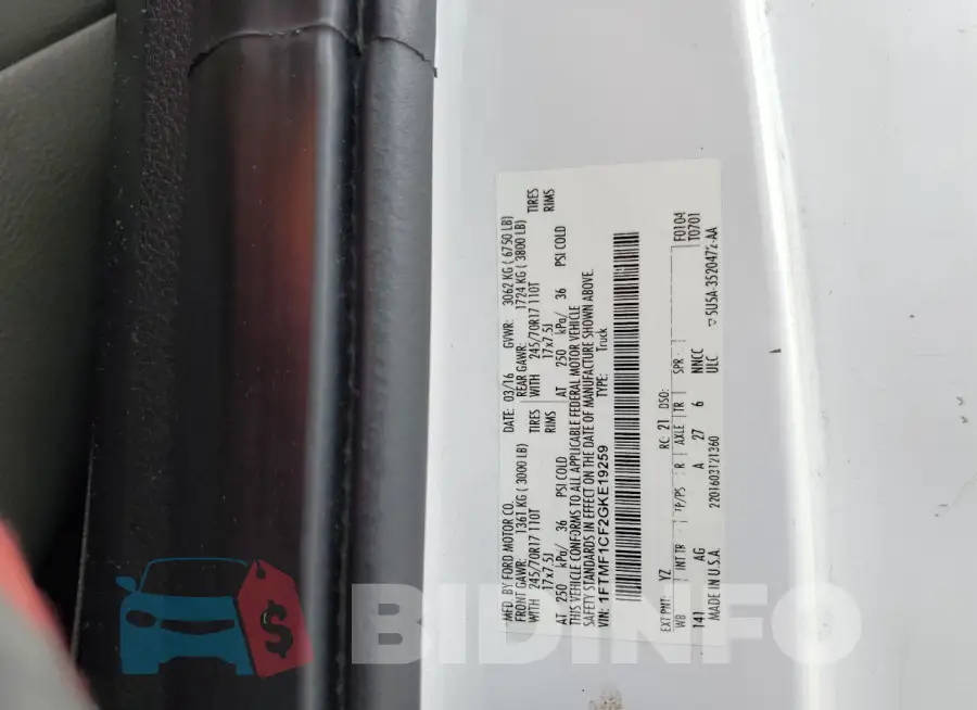 1FTMF1CF2GKE19259 Photo# 12