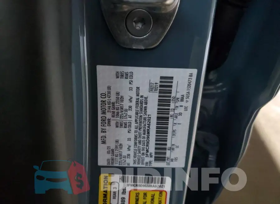 3FMCR9D96MRA62021 Photo# 13