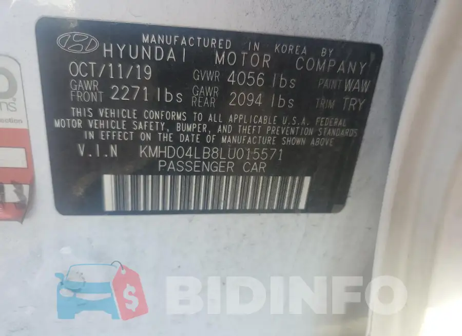 KMHD04LB8LU015571 Photo# 12