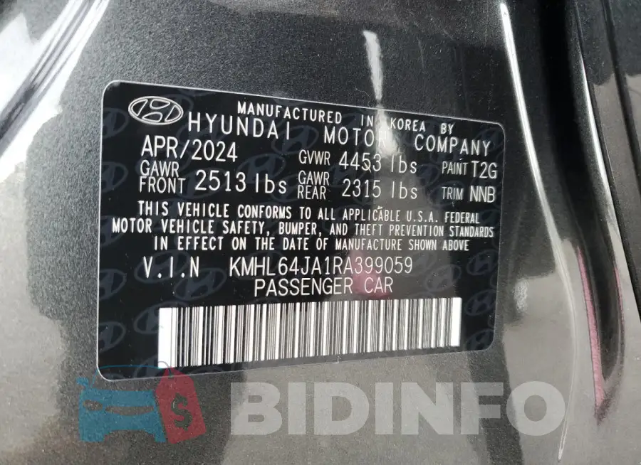 KMHL64JA1RA399059 Photo# 12