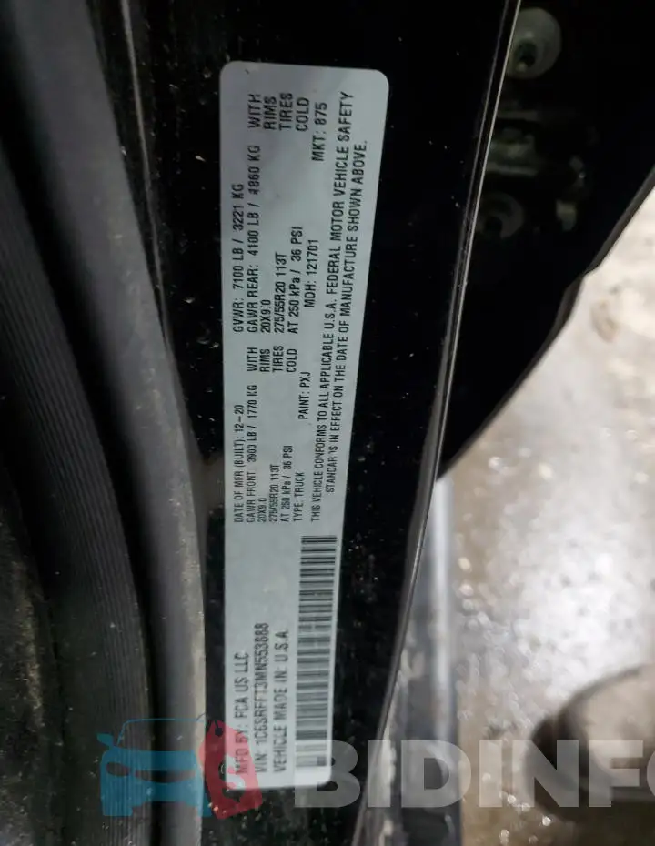 1C6SRFFT3MN553888 Photo# 14