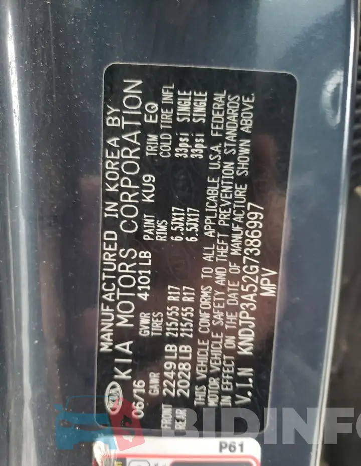 KNDJP3A52G7386997 Photo# 13