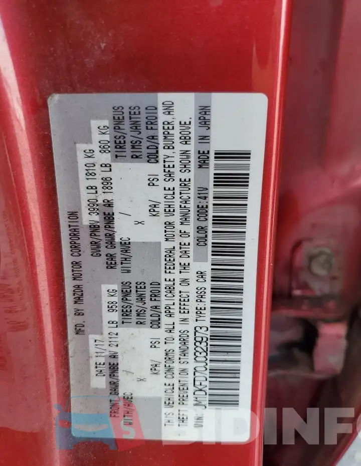 JM1DKFD70J0323973 Photo# 14