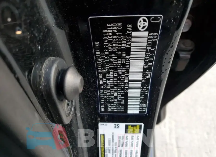 5YFB4MDE1PP061450 Photo# 12