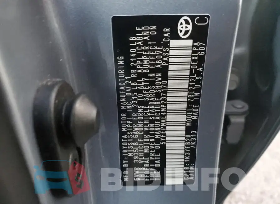 5YFEPMAE4MP237170 Photo# 12