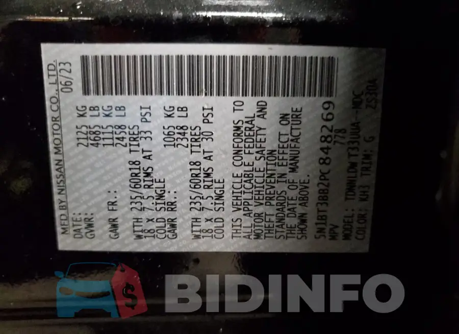 5N1BT3BB2PC848269 Photo# 14