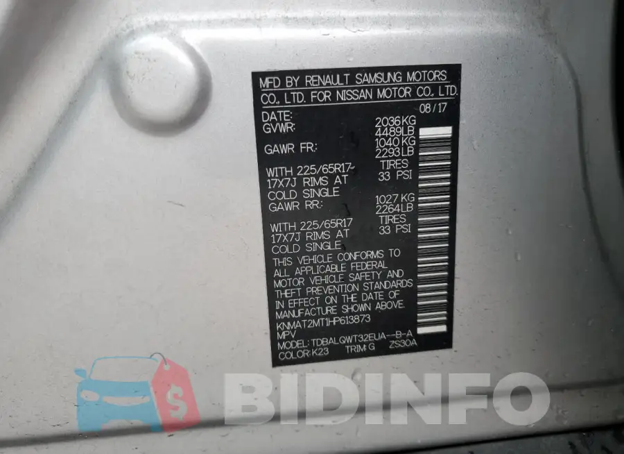 KNMAT2MT1HP613873 Photo# 13