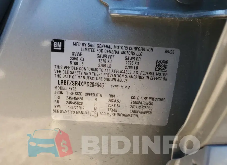 LRBFZSR4XPD204646 Photo# 14