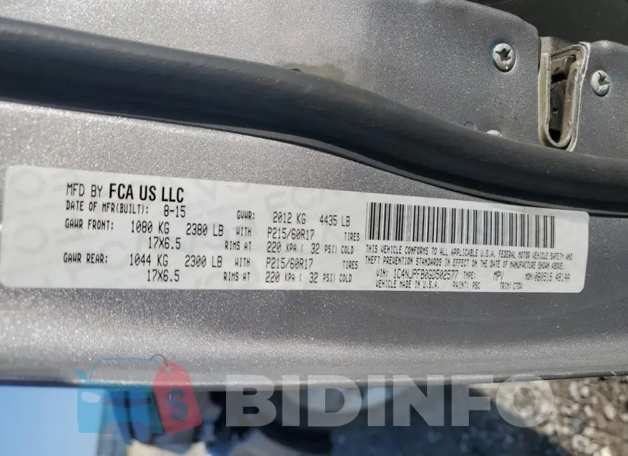1C4NJPFB0GD502577 Photo# 12