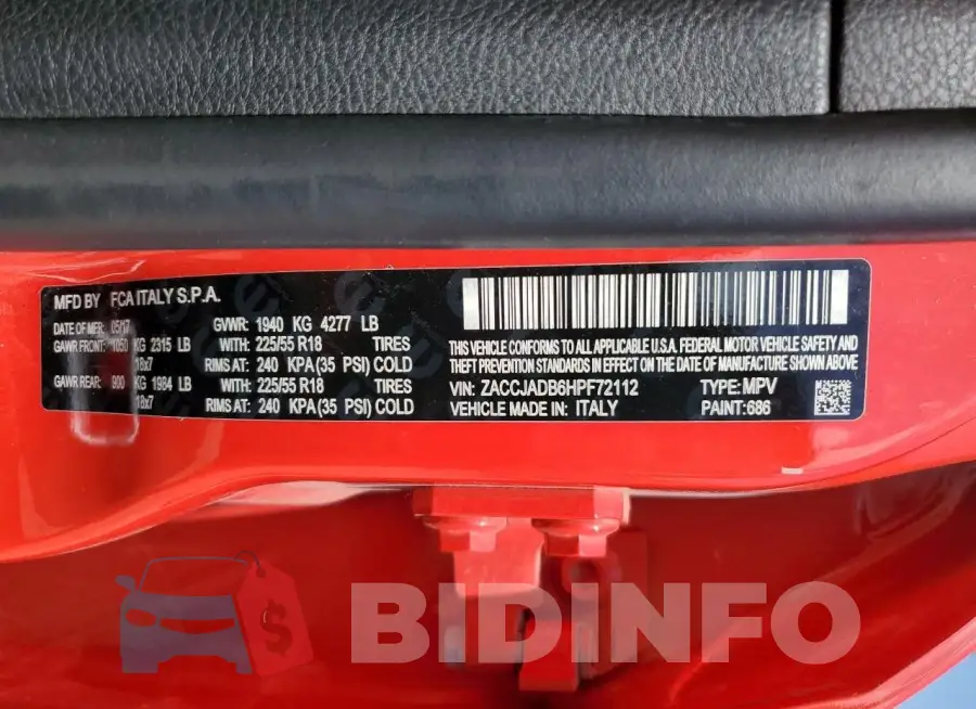 ZACCJADB6HPF72112 Photo# 12