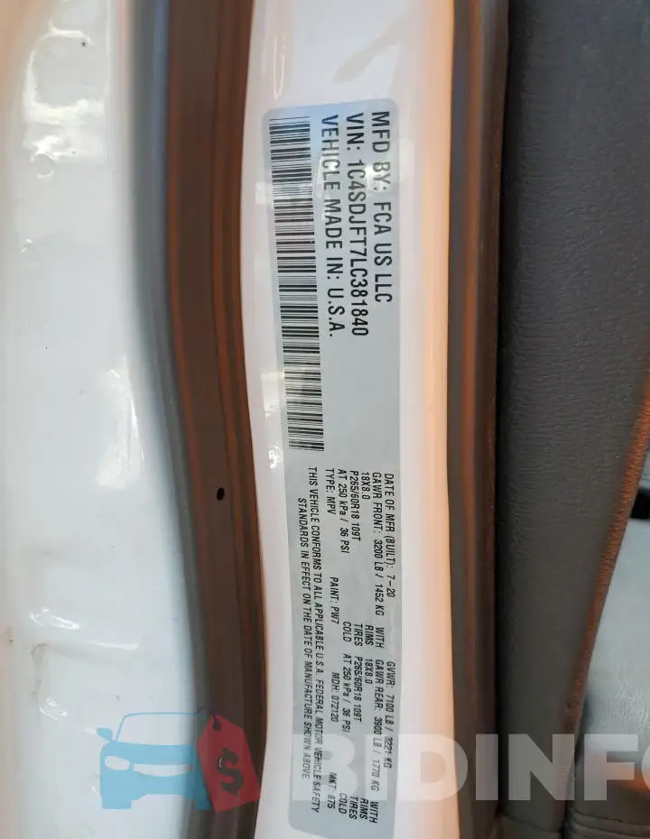 1C4SDJFT7LC381840 Photo# 13