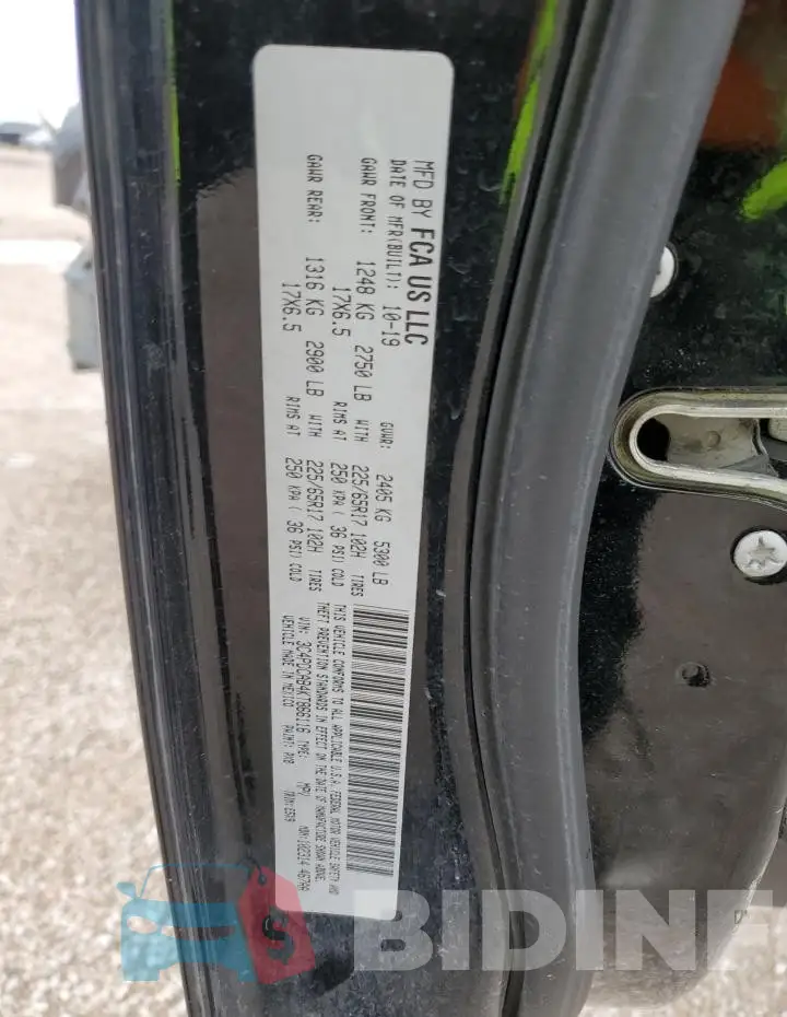 3C4PDCAB4KT866116 Photo# 14