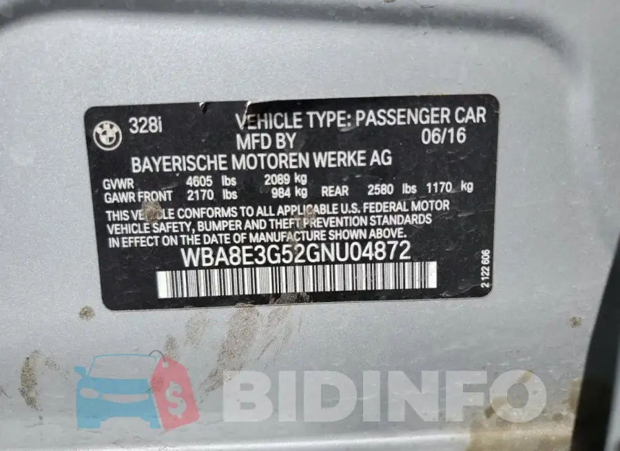 WBA8E3G52GNU04872 Photo# 12