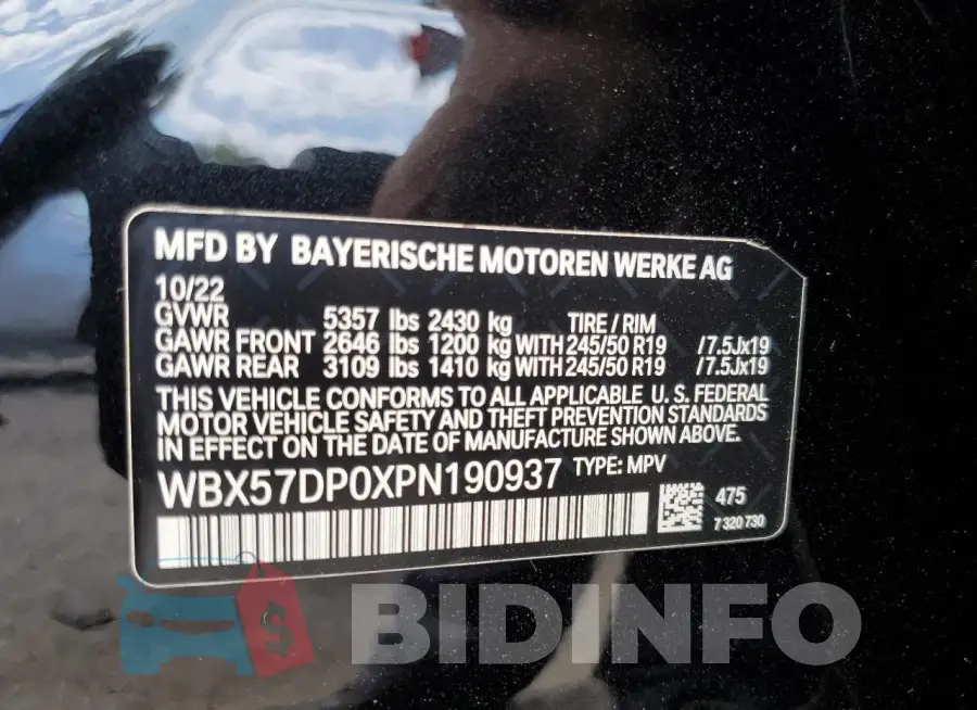 WBX57DP0XPN190937 Photo# 13