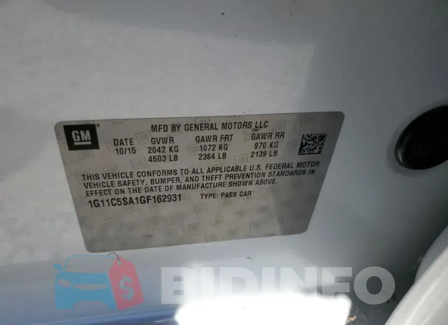 1G11C5SA1GF162931 Photo# 12