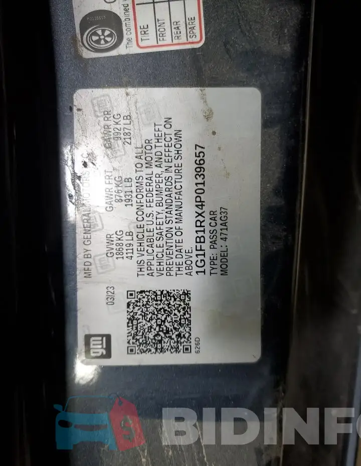 1G1FB1RX4P0139657 Photo# 12
