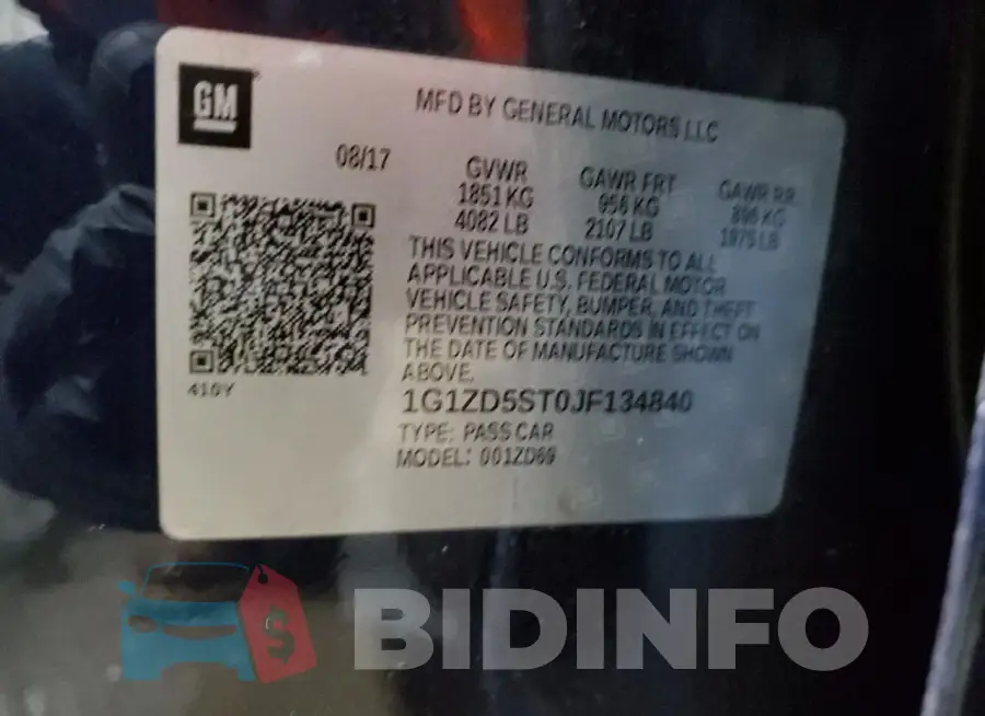 1G1ZD5ST0JF134840 Photo# 12