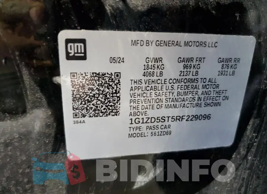 1G1ZD5ST5RF229096 Photo# 12