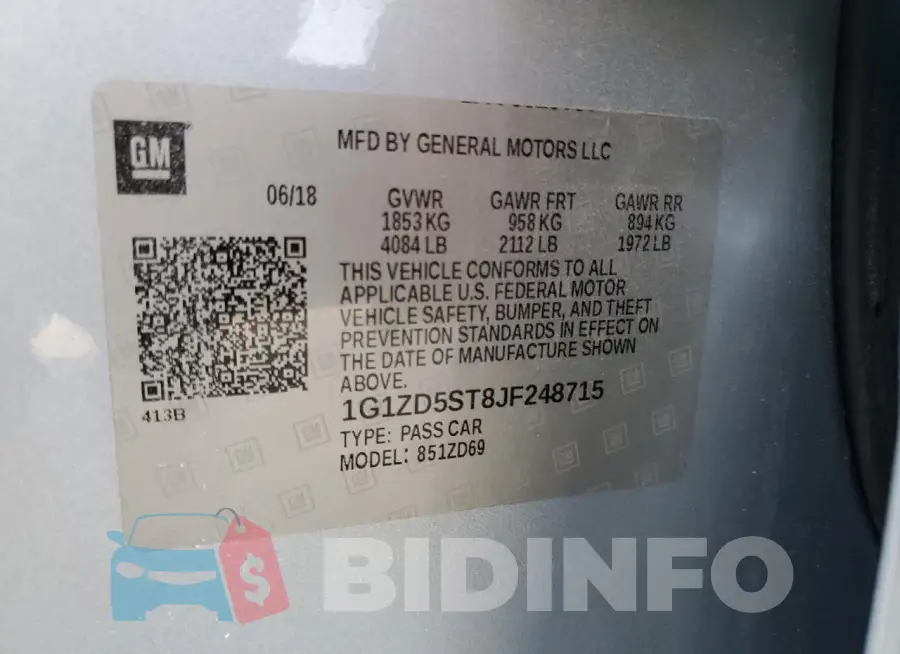 1G1ZD5ST8JF248715 Photo# 12