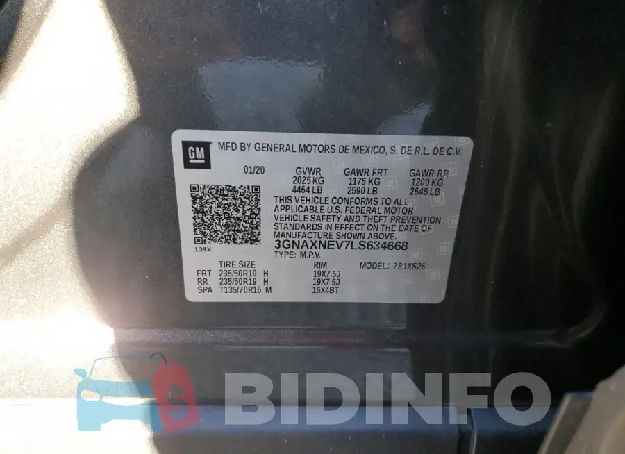 3GNAXNEV7LS634668 Photo# 12