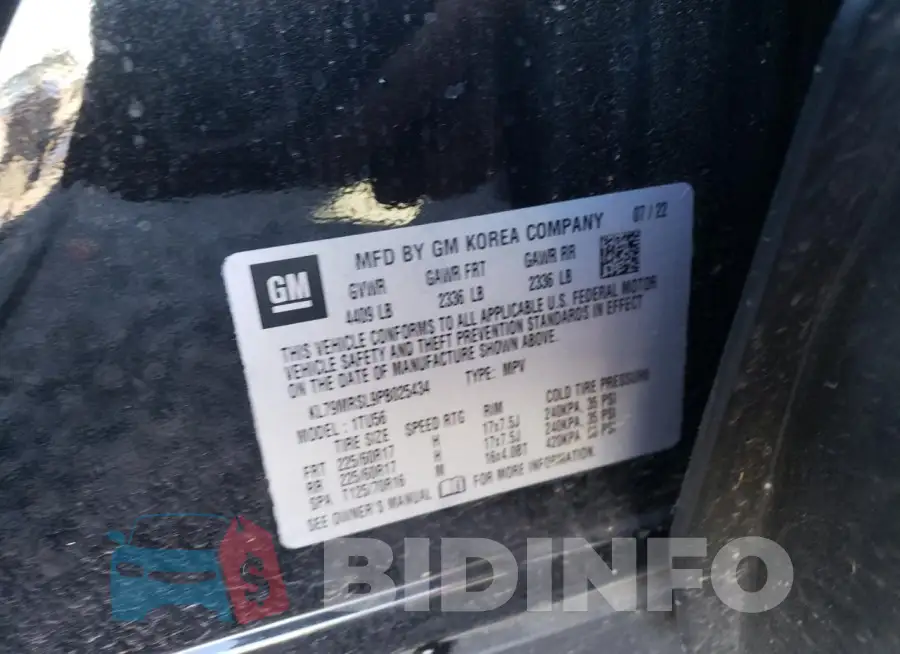 KL79MRSL9PB025434 Photo# 13