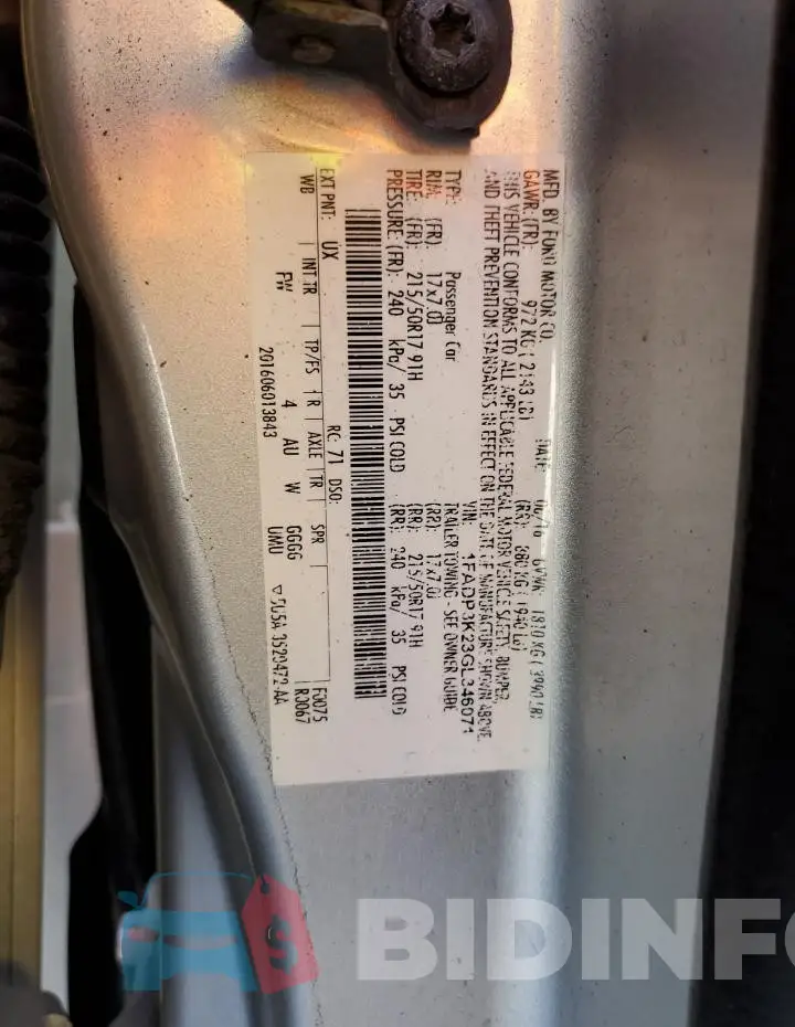 1FADP3K23GL346071 Photo# 13