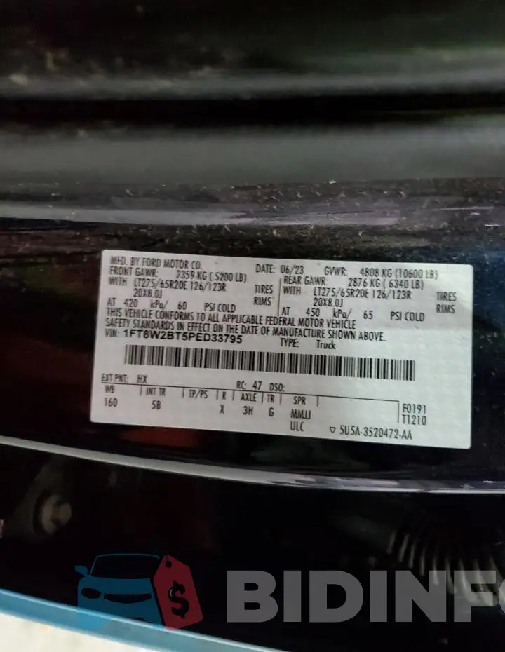 1FT8W2BT5PED33795 Photo# 12