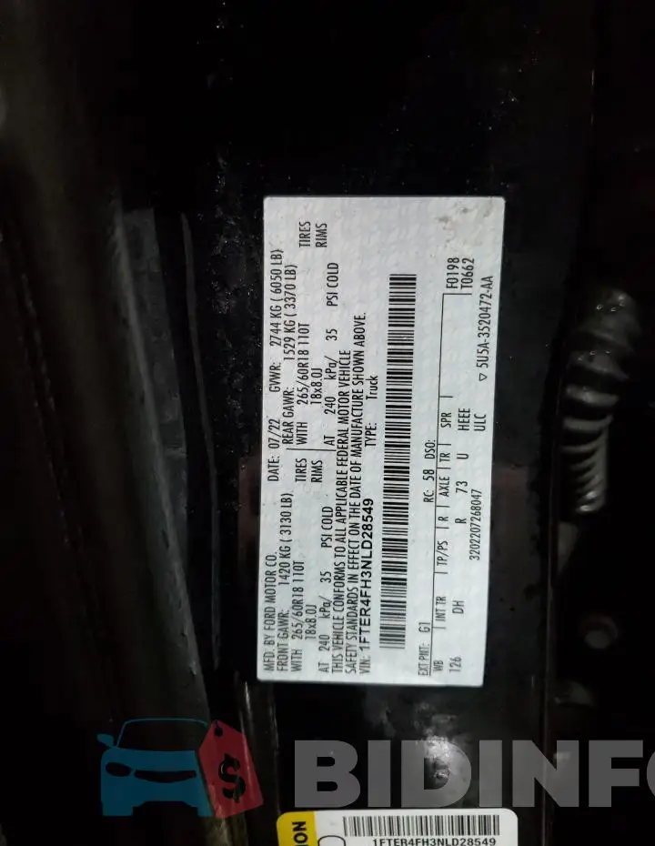 1FTER4FH3NLD28549 Photo# 12