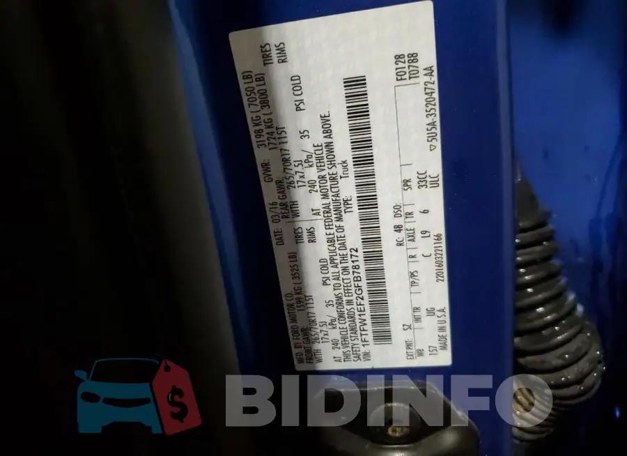 1FTFW1EF2GFB78172 Photo# 12