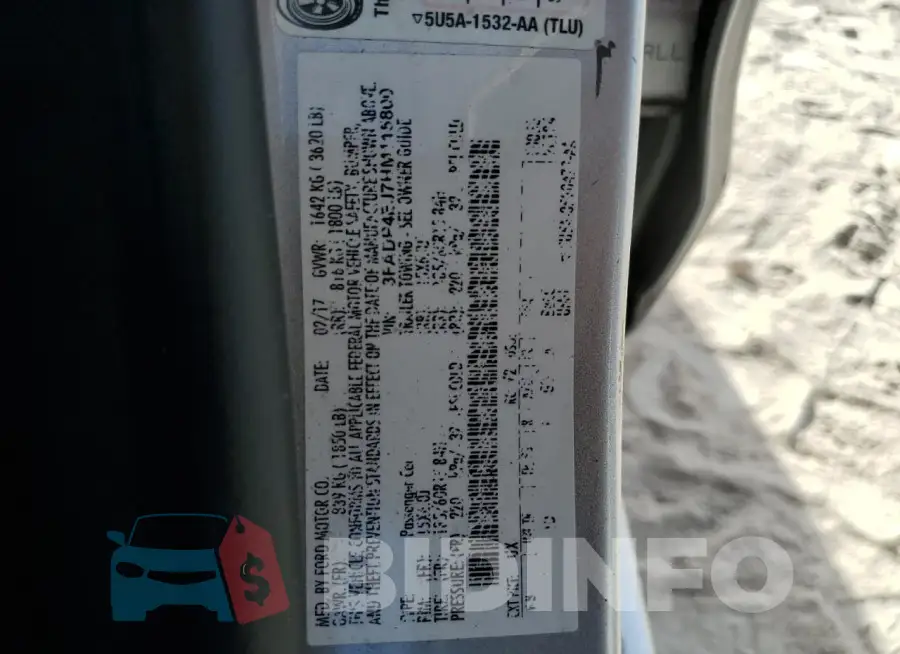 3FADP4EJ7HM115800 Photo# 12