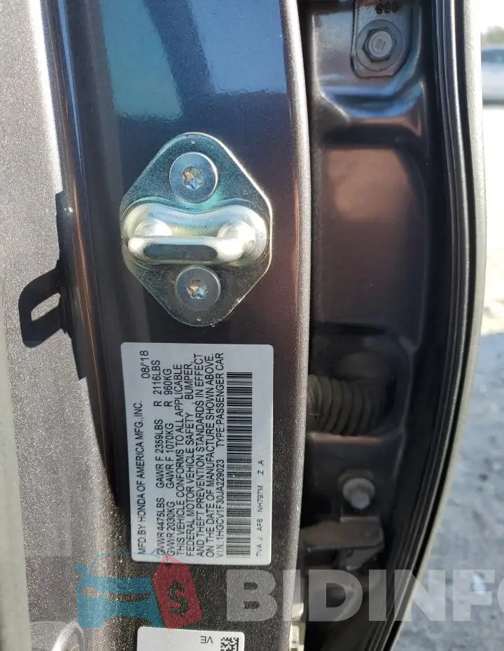 1HGCV1F30JA229023 Photo# 12