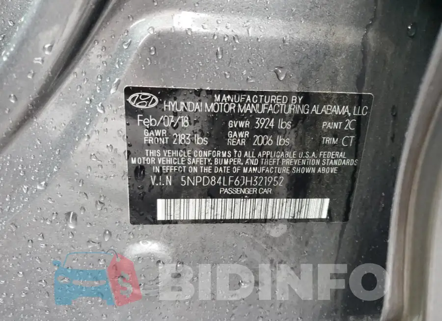 5NPD84LF6JH321952 Photo# 12