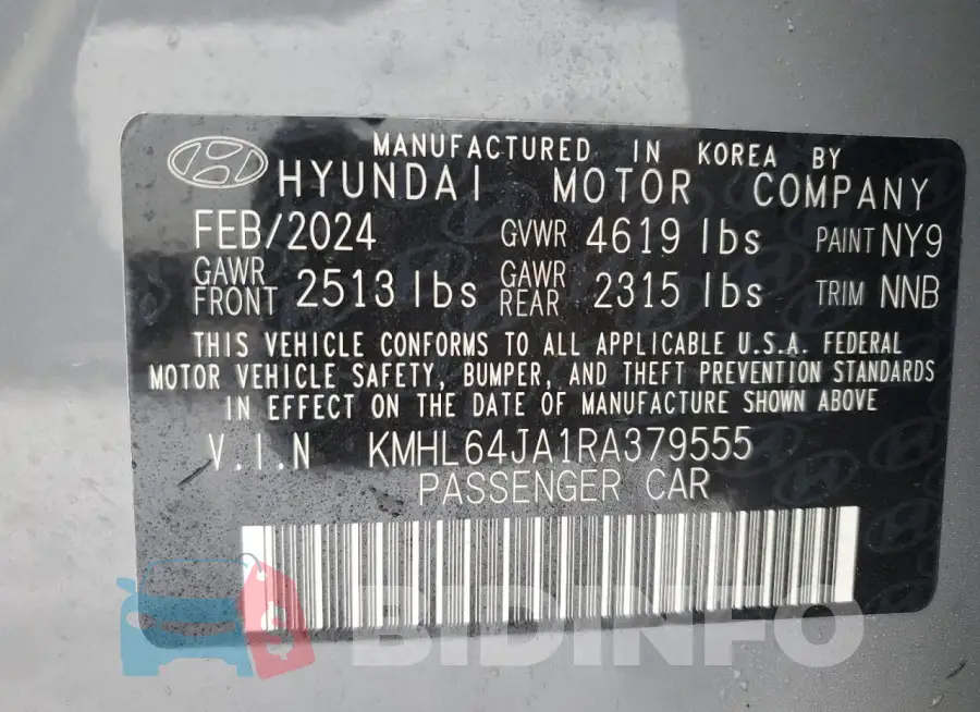 KMHL64JA1RA379555 Photo# 13