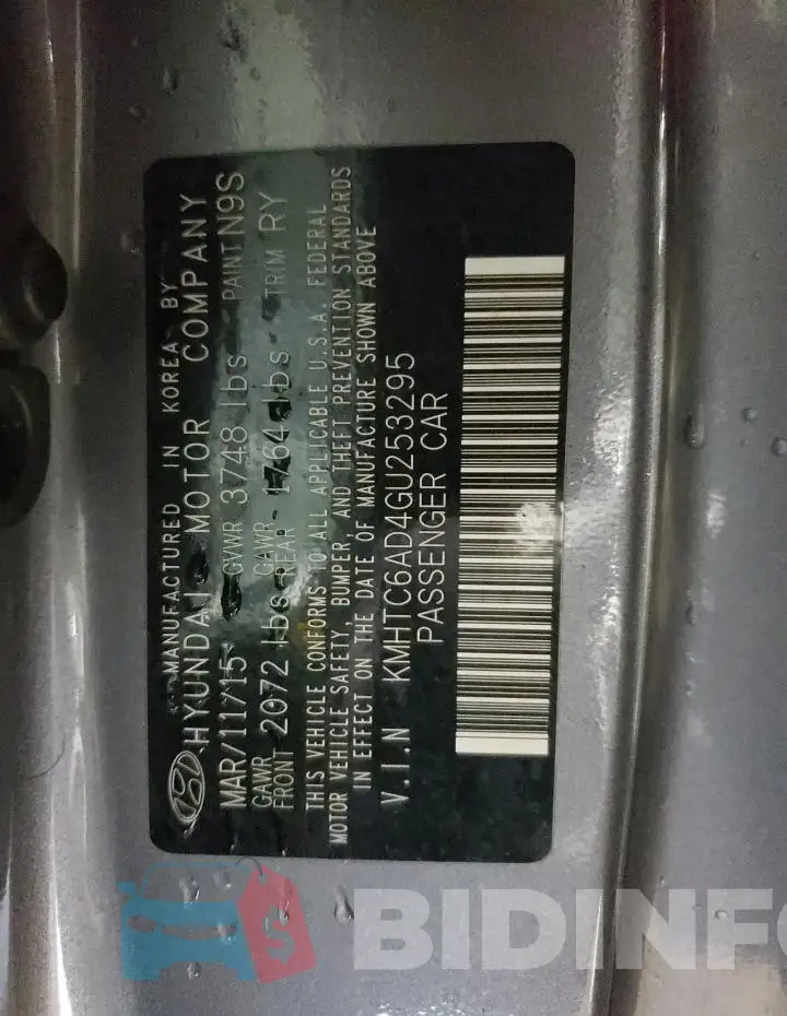 KMHTC6AD4GU253295 Photo# 12