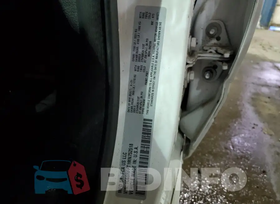 1C6SRFFT1MN752518 Photo# 12