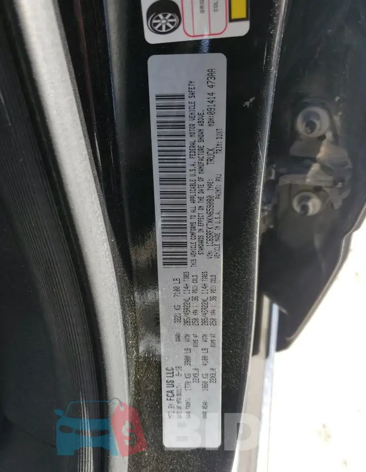 1C6SRFKTXKN659080 Photo# 13
