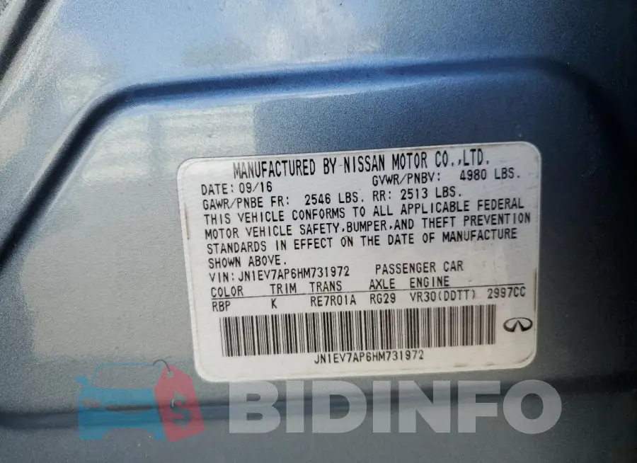 JN1EV7AP6HM731972 Photo# 13