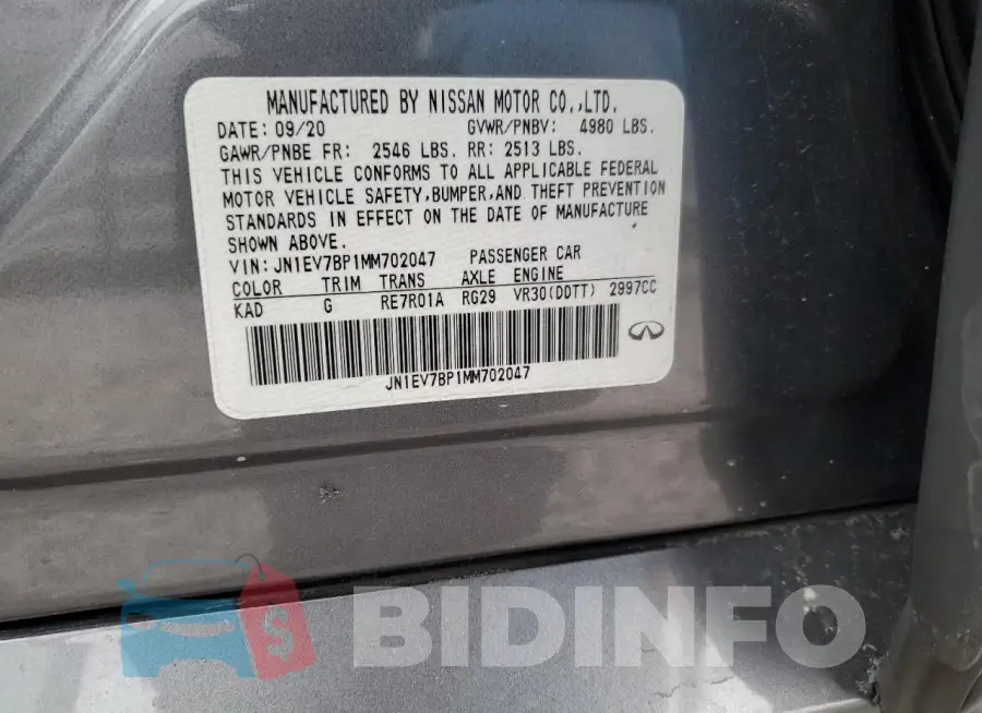 JN1EV7BP1MM702047 Photo# 12