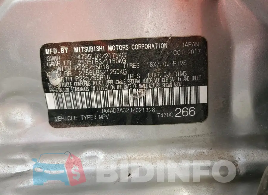 JA4AD3A32JZ021328 Photo# 14