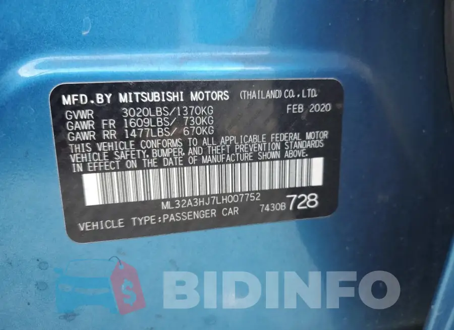 ML32A3HJ7LH007752 Photo# 12