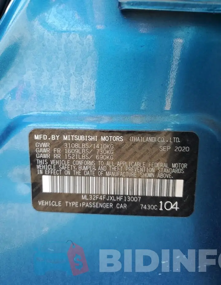 ML32F4FJXLHF13007 Photo# 12