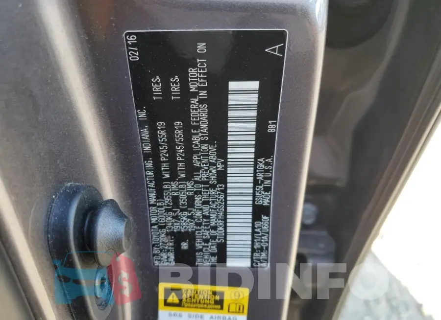 5TDDKRFH4GS256713 Photo# 14