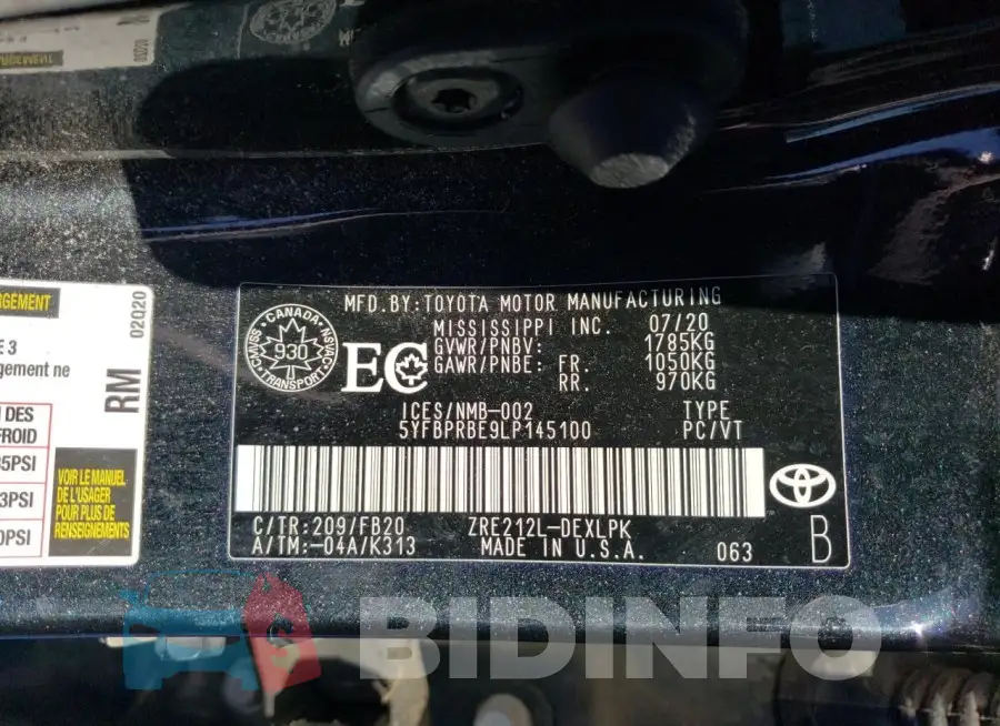 5YFBPRBE9LP145100 Photo# 13