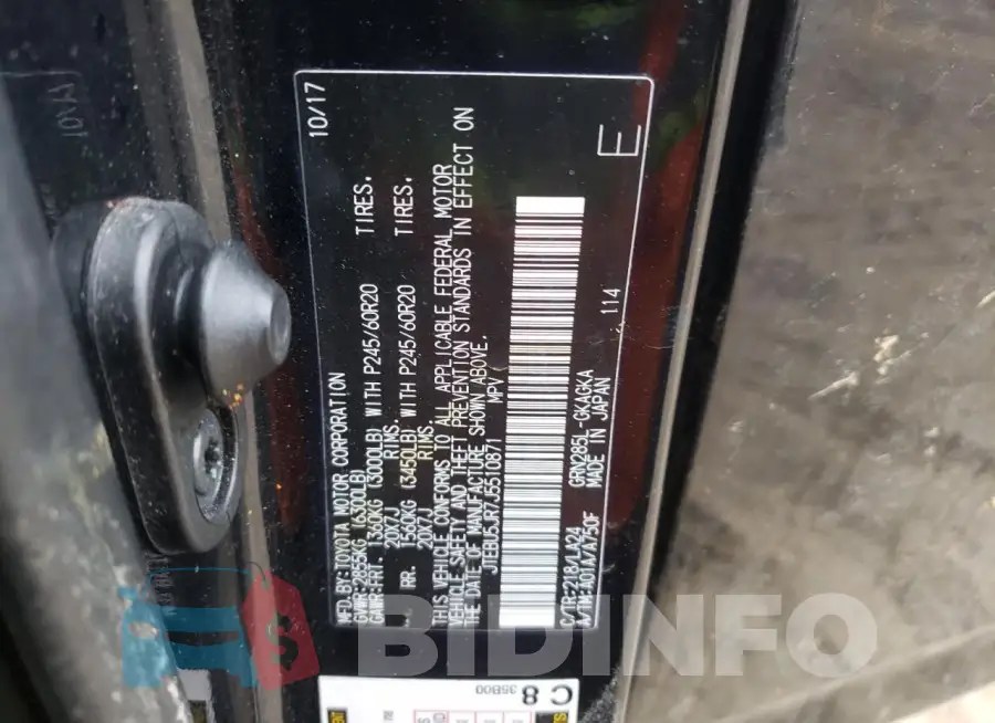 JTEBU5JR7J5510871 Photo# 13